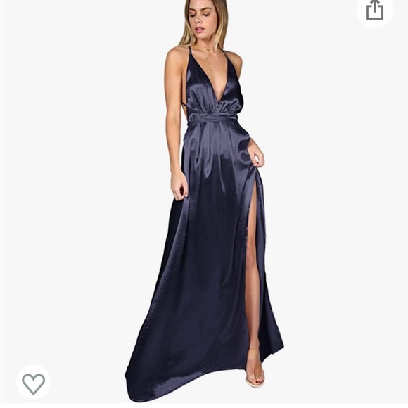 Navy Blue dress - Picture 1 of 4